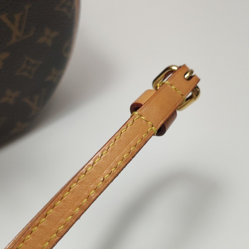 Louis Vuitton(LV)Boite Chapeau小號植鞣革Monogram印花圓餅包斜挎包單肩包-16