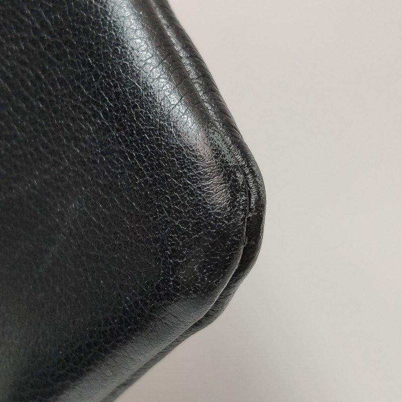 Burberry牛皮純色字母Logo子母包單肩包-22