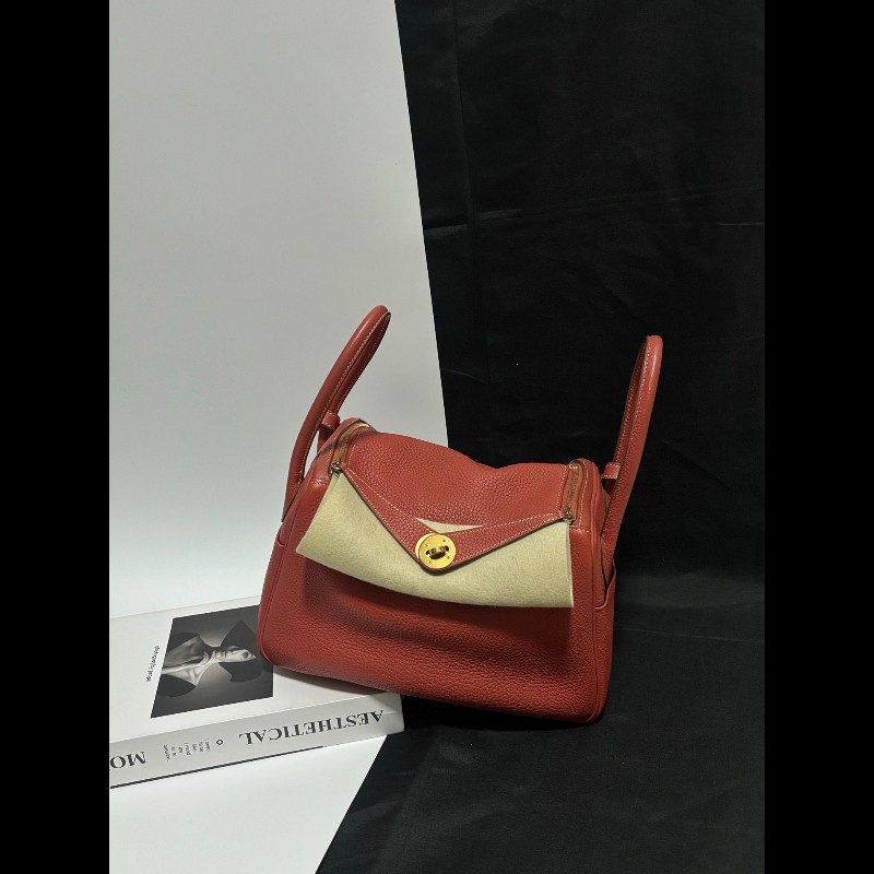 Hermes Lindy 26
三文魚色金扣 tc皮-0