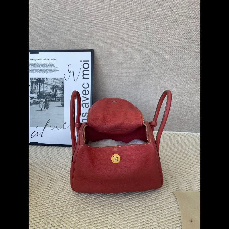 Hermes Lindy 26
三文魚色金扣 tc皮-6