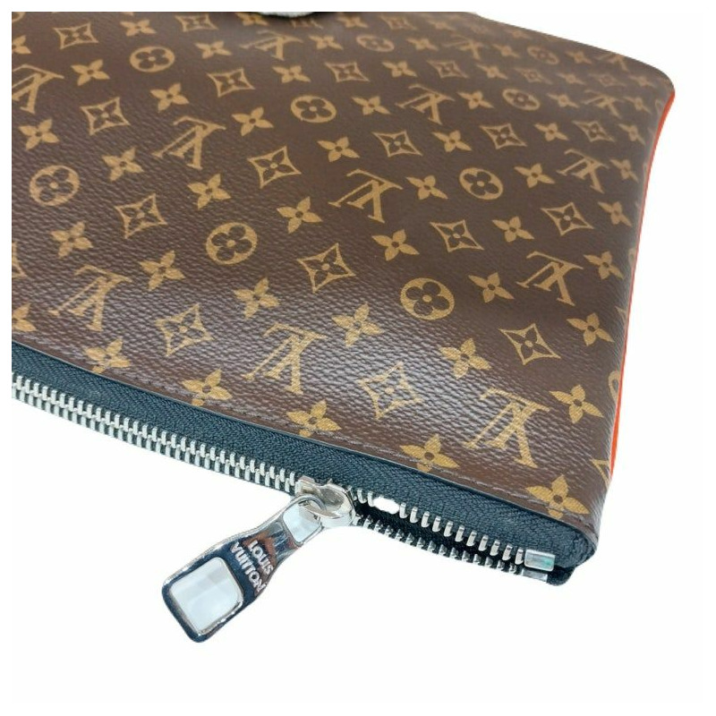 【包稅】LOUIS VUITTON 限量版 Monogram Épi Pochette 多口袋 A4 手拿包-1