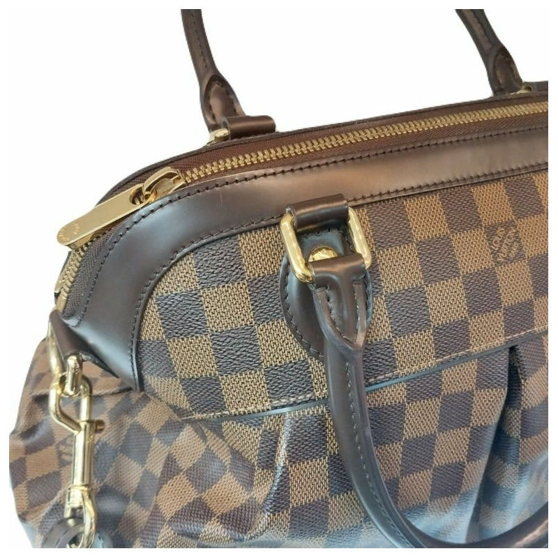 【包稅】LOUIS VUITTON Damier Eben 帆布 Trevi GM 2way N51998-5