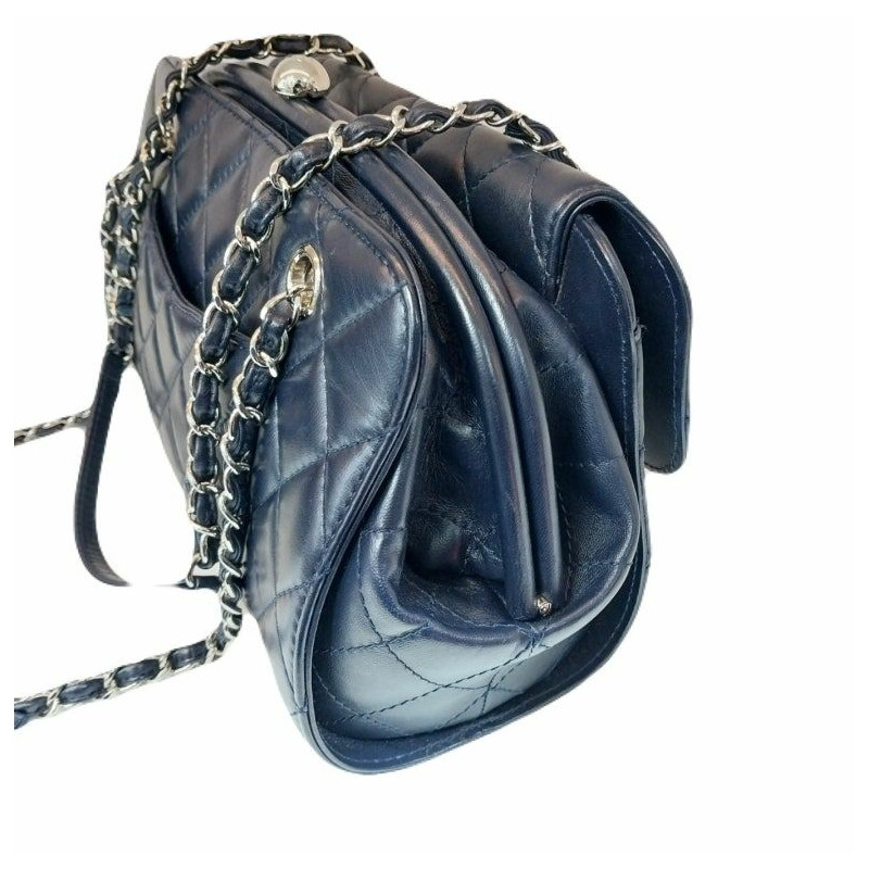 【包稅】CHANEL 經典羊皮銀鍊絎縫短單肩包 21 系列-3