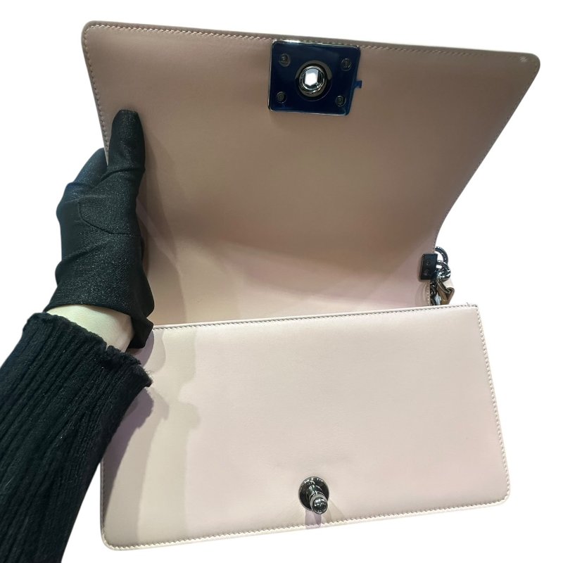 【美收精品】CHANEL粉色矽膠皮BOY 25 4-797-10