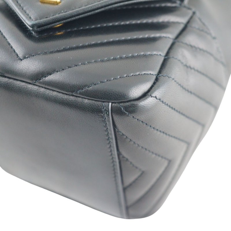 YSL Saint Laurent JOE 小羊皮鍊帶迷你水桶包 斜背包 (附購證)-7
