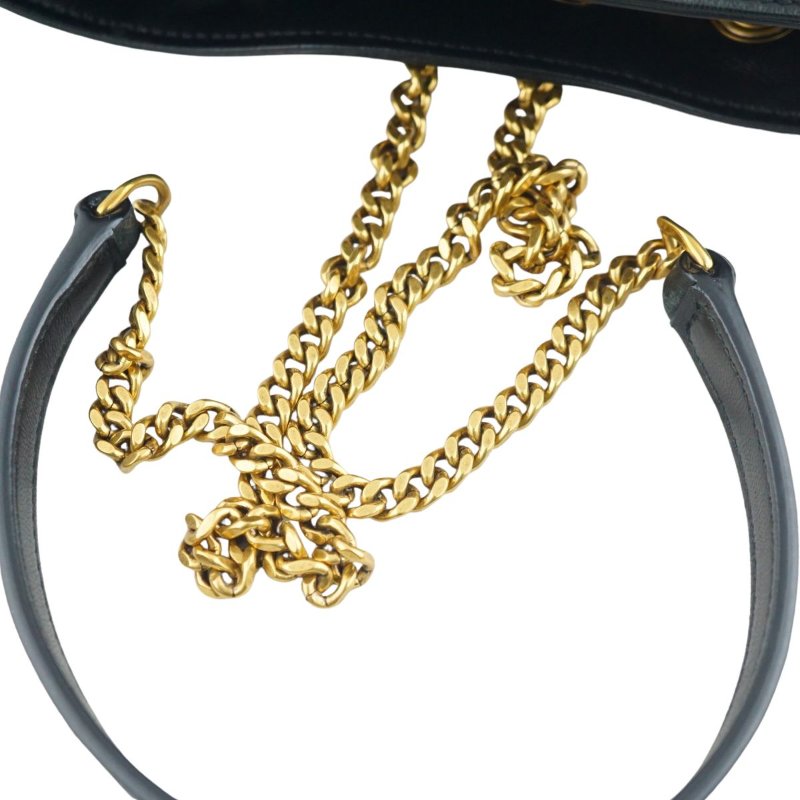 YSL Saint Laurent JOE 小羊皮鍊帶迷你水桶包 斜背包 (附購證)-15