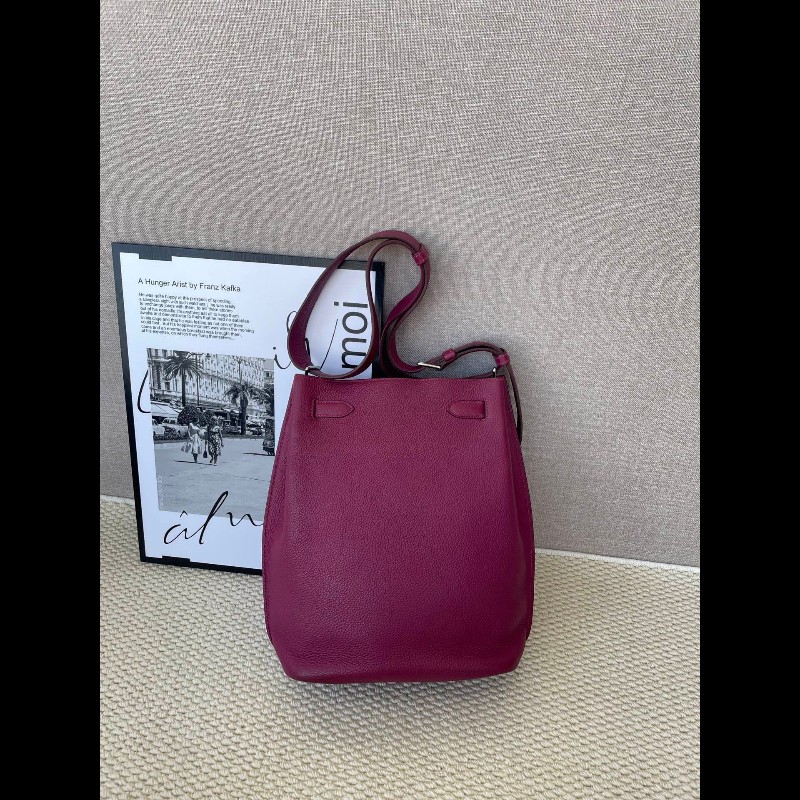 Hermes sokelly22
托斯卡紫银扣
togo皮-1