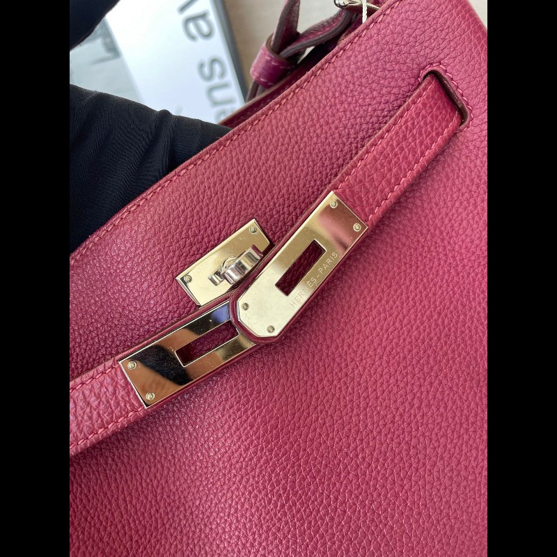 Hermes sokelly22
托斯卡紫银扣
togo皮-6