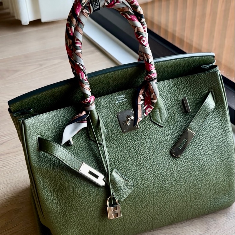女人要氣場 愛馬仕 Birkin 35秋香美包（送Twilly）-1