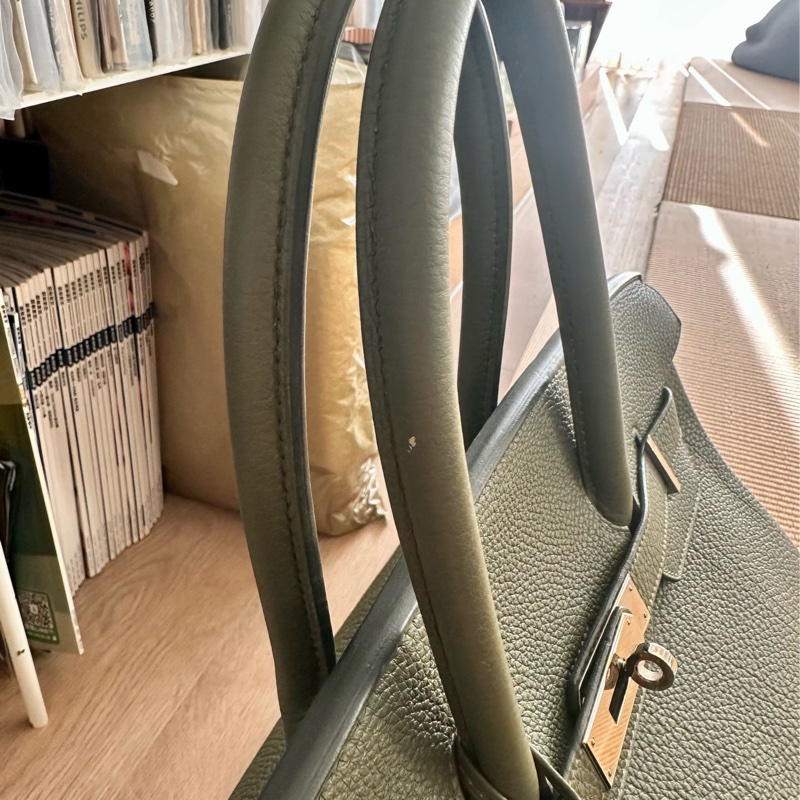 😎就是要35😎 🤎馬場江湖在走,氣場要有🤎真愛者價可小議❤️不議價者送Twilly🤎 愛馬仕 Birkin 35美包-21