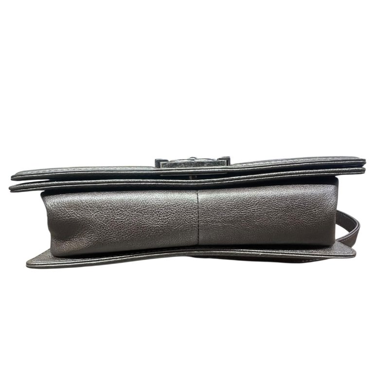 【美收精品】CHANEL銀灰色BOY 25 4-684-7