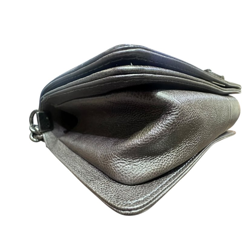 【美收精品】CHANEL銀灰色BOY 25 4-684-8