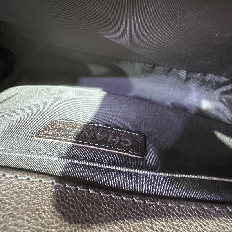 【美收精品】CHANEL銀灰色BOY 25 4-684-18