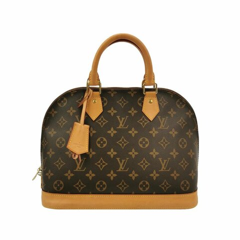 Louis Vuitton(LV)Alma小號植鞣革Monogram印花貝殼包手提包