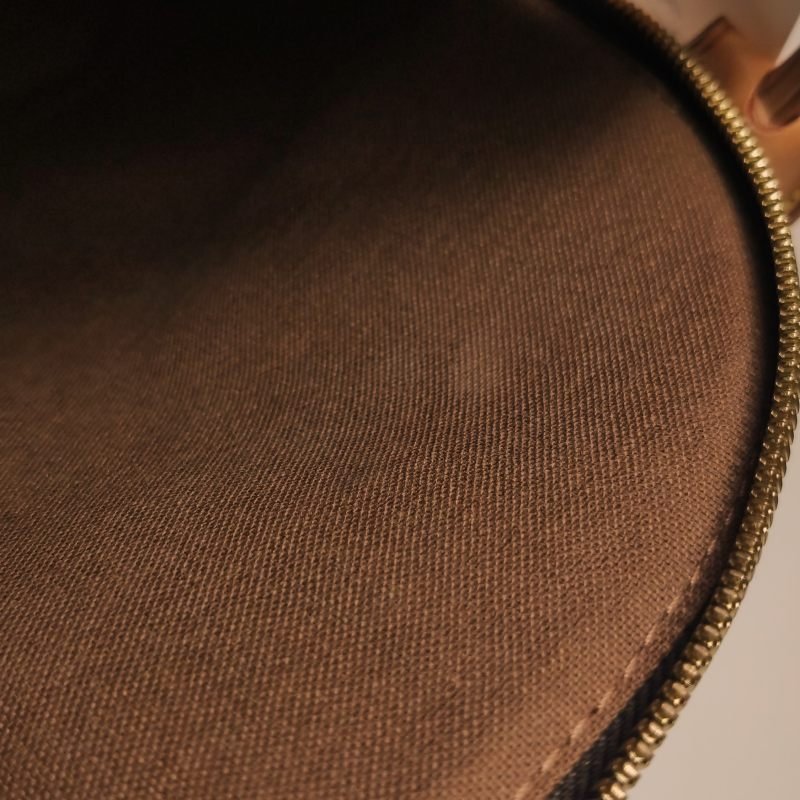 Louis Vuitton(LV)Alma小號植鞣革Monogram印花貝殼包手提包-8