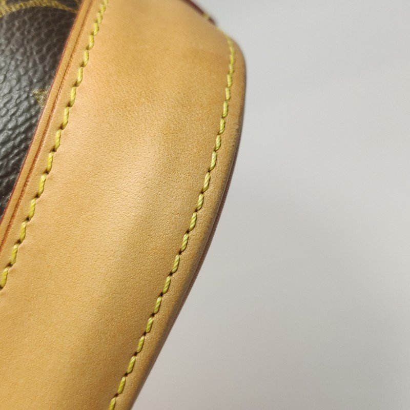 Louis Vuitton(LV)Alma小號植鞣革Monogram印花貝殼包手提包-12