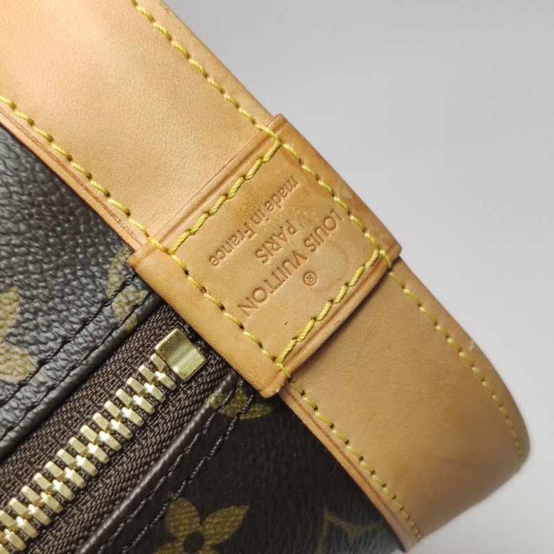 Louis Vuitton(LV)Alma小號植鞣革Monogram印花貝殼包手提包-17