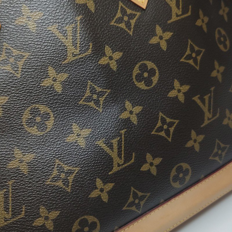 Louis Vuitton(LV)Alma小號植鞣革Monogram印花貝殼包手提包-18
