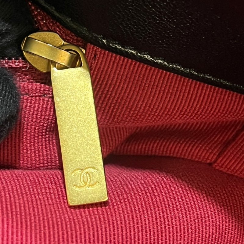 【美收精品】CHANEL黑色羊皮19托特包 4-858-10