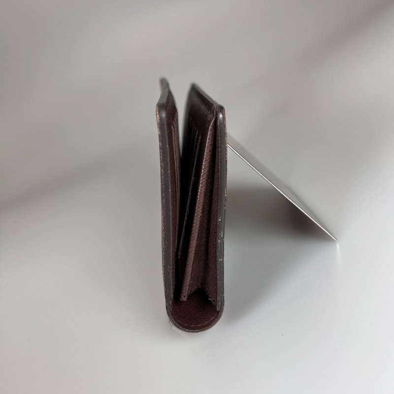 LV  N60017   棋盤格對開長夾-2