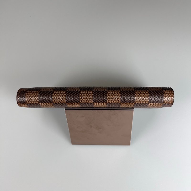 LV  N60017   棋盤格對開長夾-4