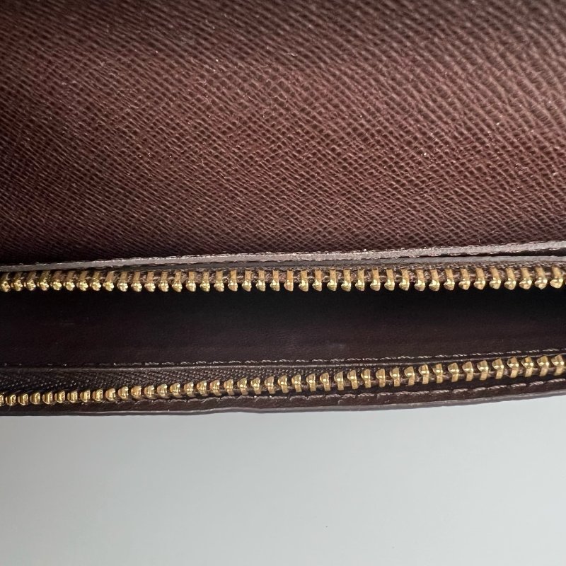 LV  N60017   棋盤格對開長夾-6