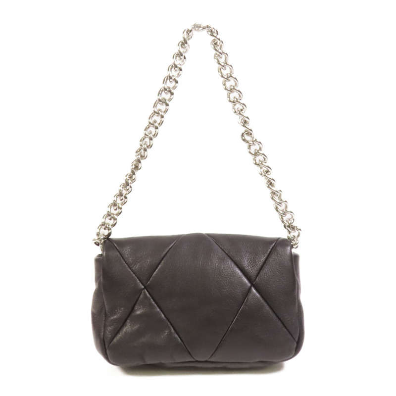 MARC JACOBS 牛皮皮革Chain Shoulder銀扣肩背袋-1