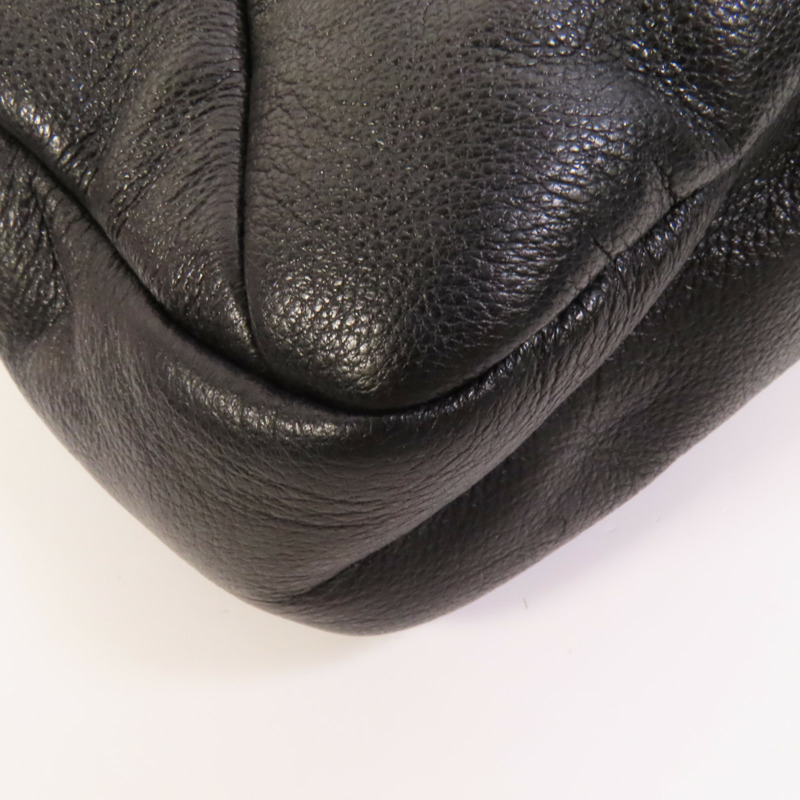 MARC JACOBS 牛皮皮革Chain Shoulder銀扣肩背袋-12