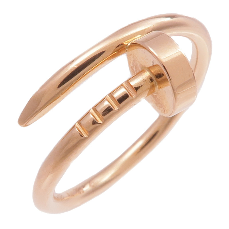 CARTIER 18K玫瑰金Juste Un Clou戒指Cartier#49/US#5.25-0