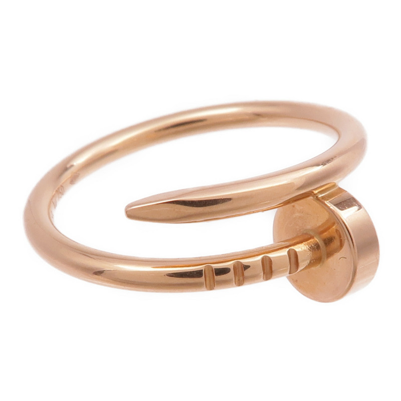 CARTIER 18K玫瑰金Juste Un Clou戒指Cartier#49/US#5.25-3