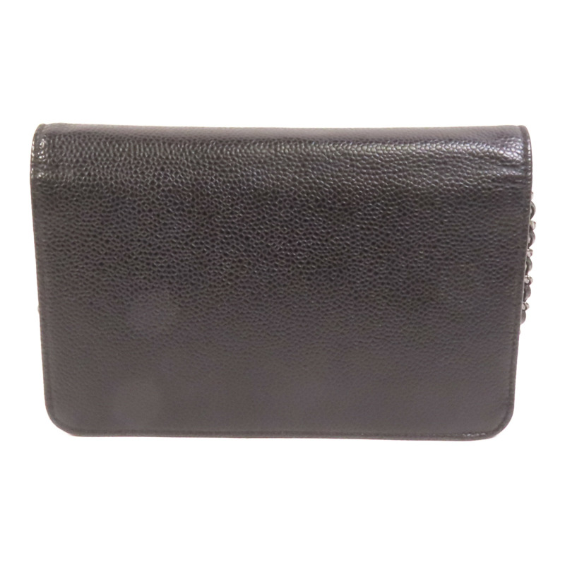 CHANEL 牛皮皮革WOC Wallet On Chain鏈帶肩背袋-1