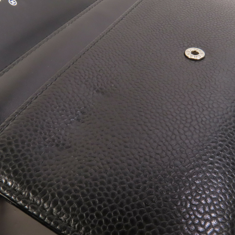 CHANEL 牛皮皮革WOC Wallet On Chain鏈帶肩背袋-14