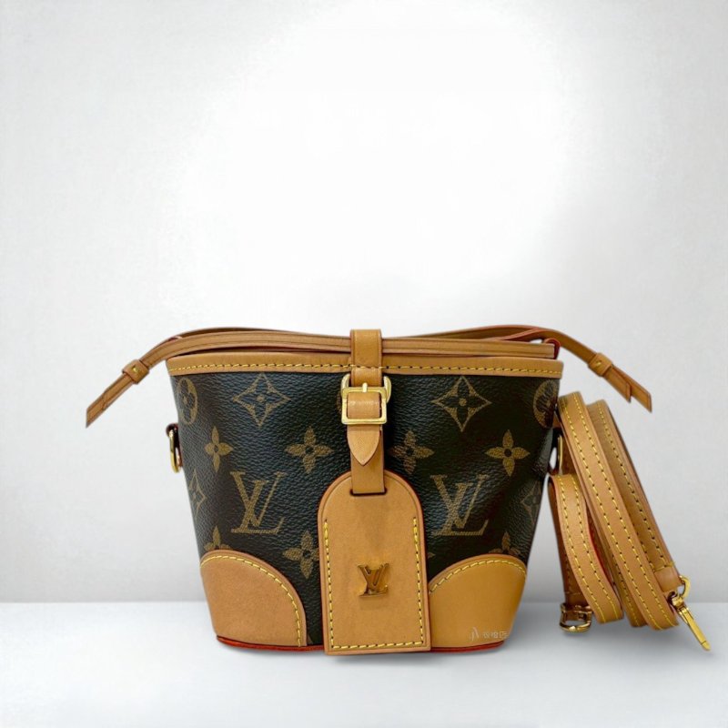 LV包包 原花牛奶盒束口noe小水桶包/M57099-0