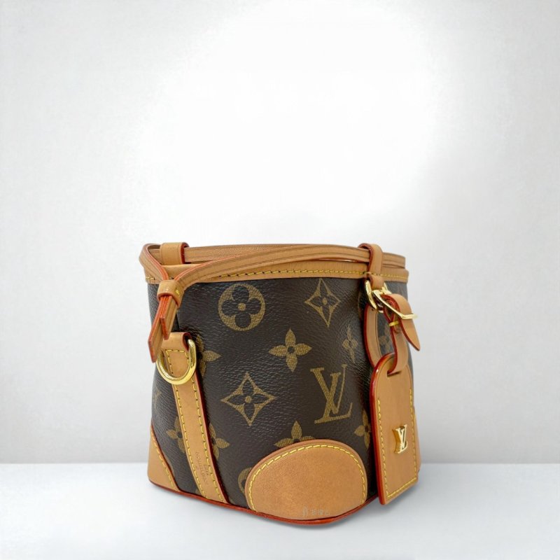 LV包包 原花牛奶盒束口noe小水桶包/M57099-2