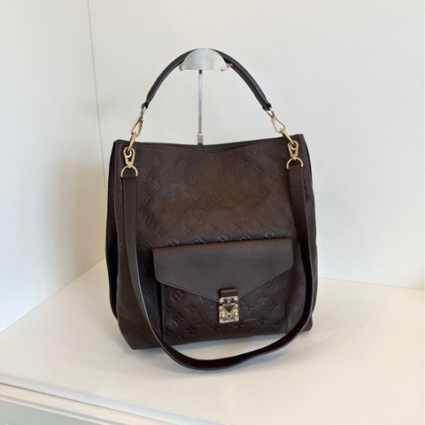 【98+新存放品🆕】LV 全皮壓花Métis Hobo 爆款寶藏大包 深棕巧克力🍫風格百搭3ways 手提/腋下/斜挎