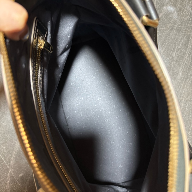 鐵灰色 牛皮 LOCK PM【LOUIS VUITTON LV 路易威登】-18