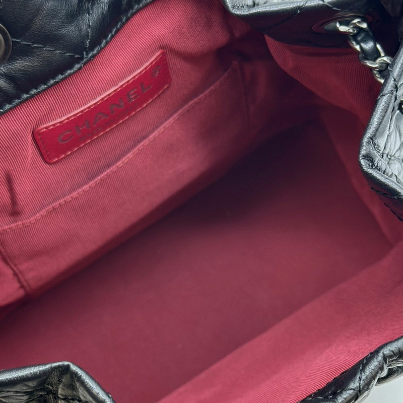 【包稅】CHANEL Gabrielle 黑色雙肩包 27-5