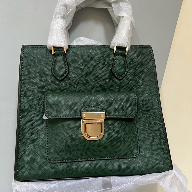 Micheal Kors 綠色手袋-4