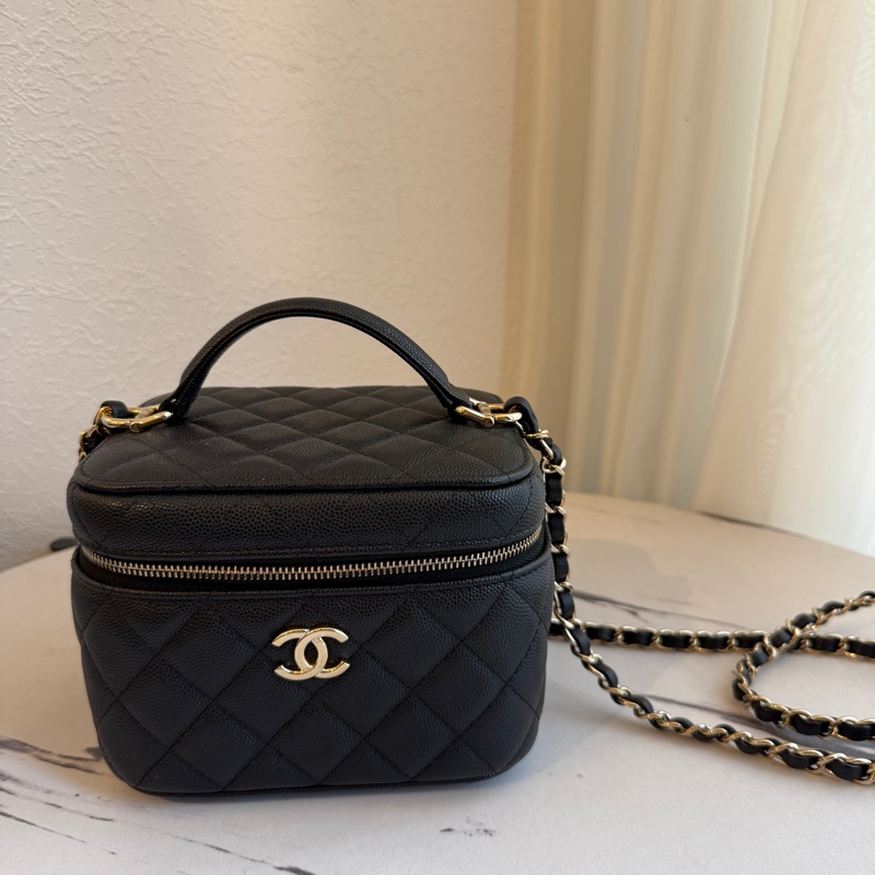 Chanel 荔枝化妝箱包😍😍😍-0