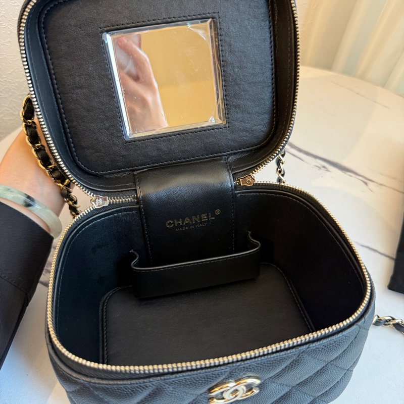 Chanel 荔枝化妝箱包😍😍😍-12