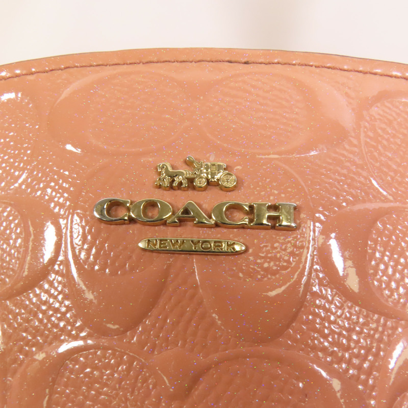 COACH 漆皮皮革2way Chain Shoulder Bag金扣手挽肩背兩用袋-6