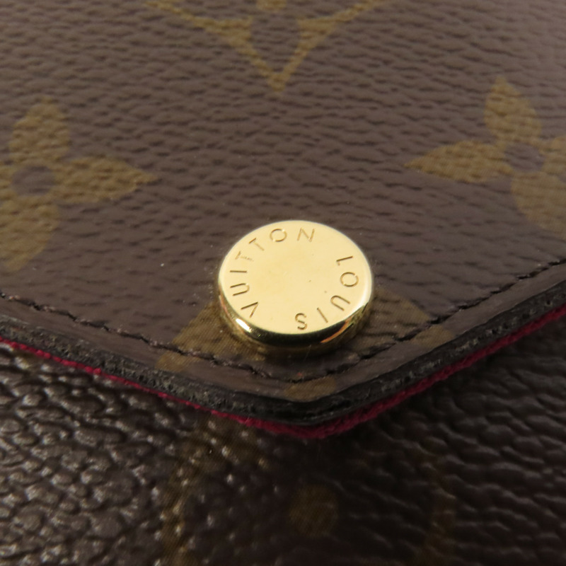 LOUIS VUITTON Monogram Pochette Felicie金扣鏈帶肩背袋-6