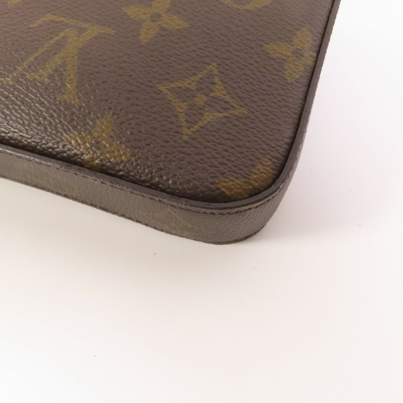 LOUIS VUITTON Monogram Pochette Felicie金扣鏈帶肩背袋-12