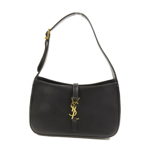 SAINT LAURENT 牛皮皮革Le 5 a 7 Hobo金扣肩背袋