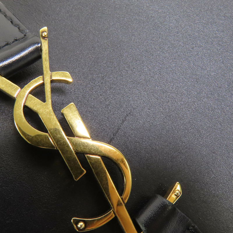 SAINT LAURENT 牛皮皮革Le 5 a 7 Hobo金扣肩背袋-7