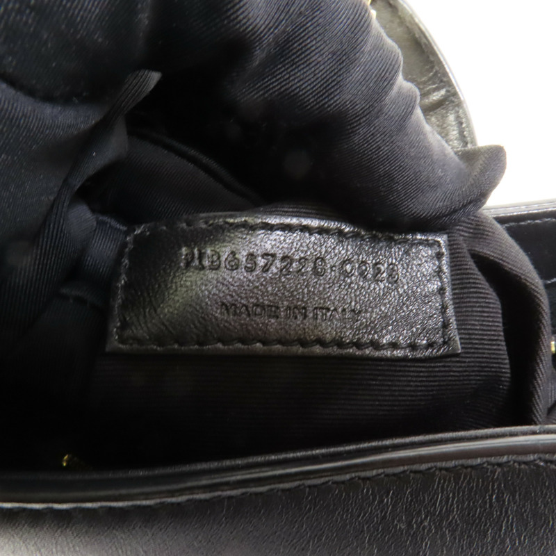 SAINT LAURENT 牛皮皮革Le 5 a 7 Hobo金扣肩背袋-10
