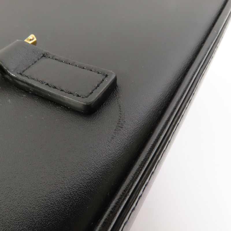 SAINT LAURENT 牛皮皮革Le 5 a 7 Hobo金扣肩背袋-17