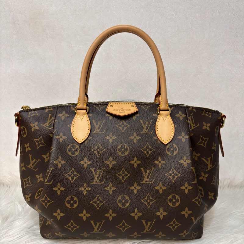 LV M48814 原花字紋老花 拉鍊 手提包肩背包斜背包側背包兩用包水餃包元寶包-1