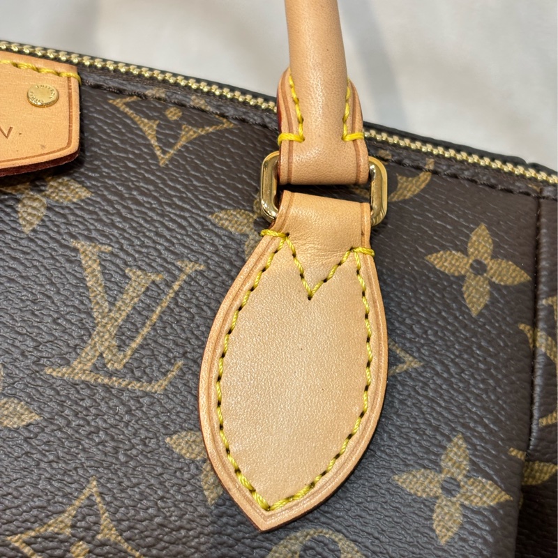 LV M48814 原花字紋老花 拉鍊 手提包肩背包斜背包側背包兩用包水餃包元寶包-20