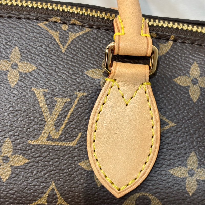 LV M48814 原花字紋老花 拉鍊 手提包肩背包斜背包側背包兩用包水餃包元寶包-22